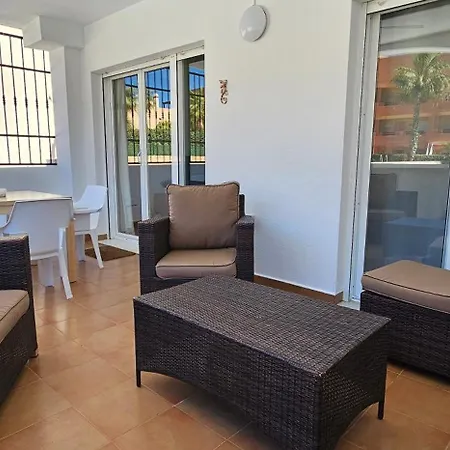 아파트 Homes Of Spain, Paraiso Playa, Fatu Hiva, Bajo A Con Piscina Privada En Jardin Privado, Primera Linea De Playa, Wifi 베라